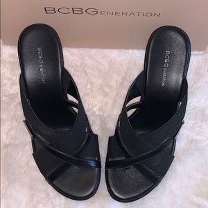 BCBGeneration black wedge heels
